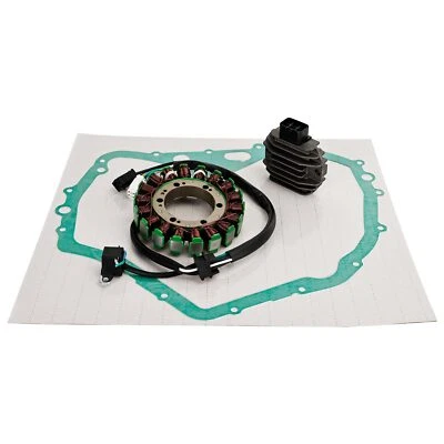 Stator Regulator Rectifier w/Gasket For Suzuki LTF LT-F 400 Eiger Manual 02-2007 - Image 1 of 4