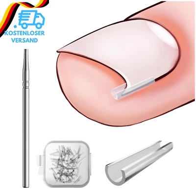 BESUCHE DEN BEZOX-STORE BEZOX Set Zur Korrektur Eingewachsener Zehennägel - 40 Stück Schmerzfreie Zehenn