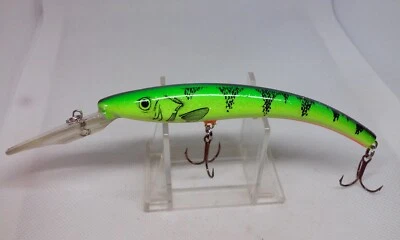 Reef Runner Deep Diver 800 Firetiger F 4 1/2" Rattlin Crankbait 1/2 Fishing Lure - Image 1 of 4