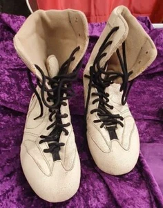 Casual Boxing Boots White Size 6.5 rs26 - Picture 1 of 4