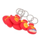 6pcs Pendants Key Hanging Decors Luck Charms for Festival New Year Gift Bag