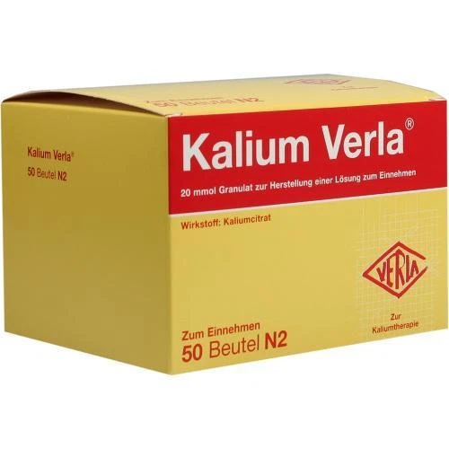 VERLA-PHARM ARZNEIMITTEL GMBH & CO. KG KALIUM VERLA Granulat Btl. 50 St PZN 7712873