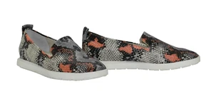 B0 NEW FRANCO SARTO Boston Blue Orange Gray Blk Snake Sneaker Loafers 5M/35 - Picture 1 of 6