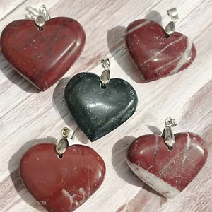 Natural Gemstone Jasper Pendant for Necklace - Handmade Fashion Healing Jewelry - Picture 1 of 3