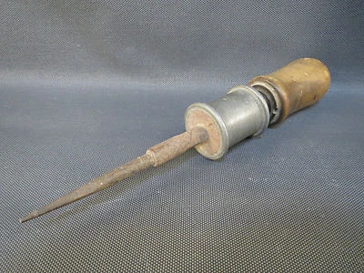 Ancien outil perceuse à main vilebrequin drille french antique tool drill - Photo 1/4