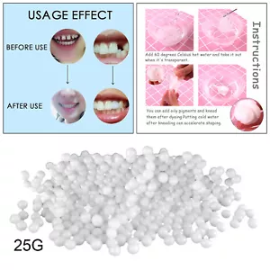 Thermo Perlen Zähne Veneers formbar Zahnersatz temporäre Zahnreparatur 25g - Bild 1 von 12