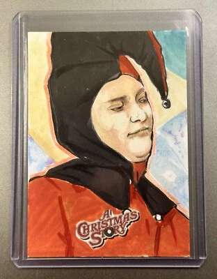 2024 Cryptozoic A Christmas Story Head Elf Patty Johnson 1/1 SKETCH CARD Auto - Image 1 of 2