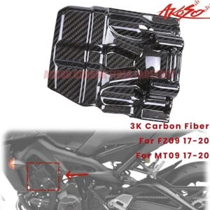 For Yamaha MT09 FZ09 2017-2020 100% 3K Real Carbon Fiber Left Side Engine Cover - Picture 1 of 9