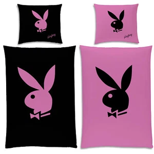 Linon Bettwäsche Playboy Bunny 135 x 200 + 80 x 80cm Bettzeug Bettbezug Renforcé - Bild 1 von 7