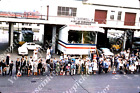 sl50 Original Slide 1962 Port of Embarkation crowd cars 133a