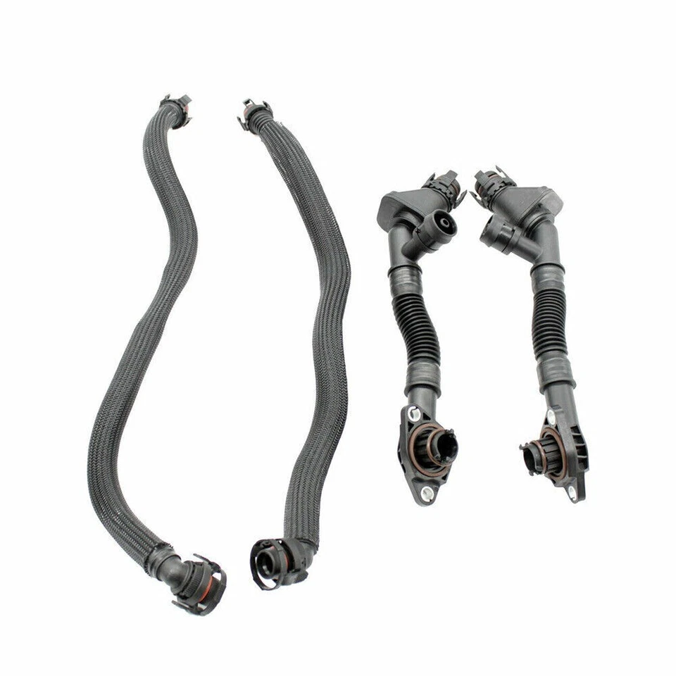 Tubo de ventilación del cárter izquierdo+derecho 4CPS para BMW 550i 650i 750i X5 X6 11157575641 Foto 1 de 4