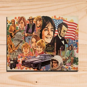 The Partridge Family Kunst 70er Jahre TV Serie Retro Stil Plaketten Schilder Poster Bild - Bild 1 von 3