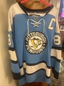 Pittsburgh Penguins Crosby 2008 Winter Classic Hockey TB Jersey 48 CCM Reebok - Picture 1 of 24