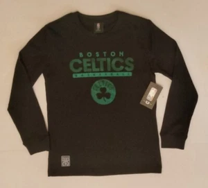 NWT Youth boys 10/12 NBA Boston Celtics black thermal top - Picture 1 of 2
