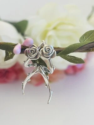 Orecchini Rosa geometrica - Immagine 1 di 4