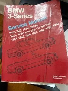 Bentley Publishers BMW 3 Series Service Manual 1984 through 1990. Paperback - Picture 1 of 1