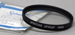 49mm Screw-In Filter SPIRATONE OPTICAP CLEAR PROTECTIVE GLASS NEW OLD STOCK - Picture 1 of 1