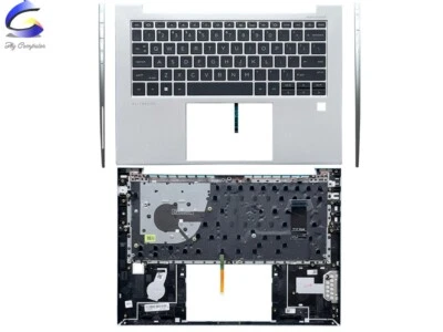 New For HP Elitebook 840 845 G9 G10 Laptop Upper Case Palmrest Backlit Keyboard - Image 1 of 3