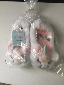 NWT CAT & JACK UNICORN PINK SLIPPERS, SIZE SMALL 12-24 MONTHS - Picture 1 of 1