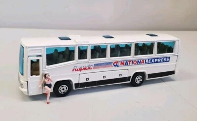 Vintage Corgi Diecast Bus Plaxtons Paramount 3500 National Express White Toy - Photo 1/4