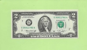 1976 ..UNCIRC $2 G 3591 1782 A .... 1976 $2 G-A NICE NOTE FRN - Picture 1 of 2