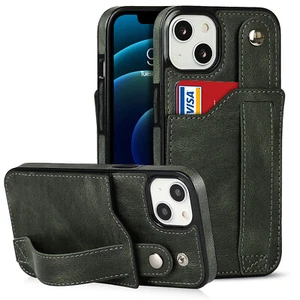 Fr iPhone 15 14 13 12 11 Pro Max Shockproof Leather Kickstand wristb Strap Case - Picture 1 of 62