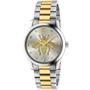 Reloj Gucci G-Timeless 38mm Dos Tonos Motivo Abeja YA1264131 - Imagen 1 de 4