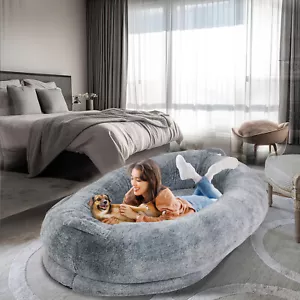 XXXL-Large Human Dog Bed Giant Orthopedic Pet Bed Ultra Soft Mattress Washable - Picture 1 of 12