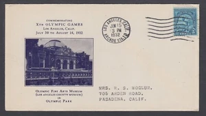 US Mel 719-7 FDC. 1932 5c Olympics, F. Rice cachet, addressed, scarce - Picture 1 of 1