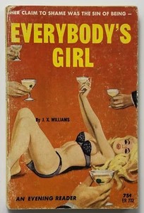 EVERYBODY'S GIRL J.X. Williams (Evening Reader, 1964) BONFILS Lesbian Sleaze GGA - Picture 1 of 11