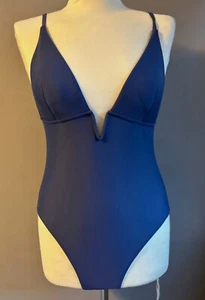 NWT Cupshe Women's Plunge Crossback One Piece Swimsuit - Size M - Picture 1 of 3