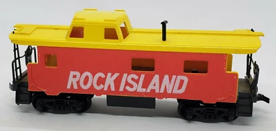TYCO HO scale: ROCK ISLAND CABOOSE. RED VINTAGE - Image 1 of 4