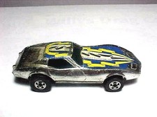 1975 Hot Wheels Corvette Stingray Chevy Chrome Hong Kong