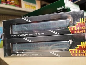 Broadway Limited N MEC Maine Centraljyu 2 autos 80' Coach Pasajeros Set 6534 - Imagen 1 de 1