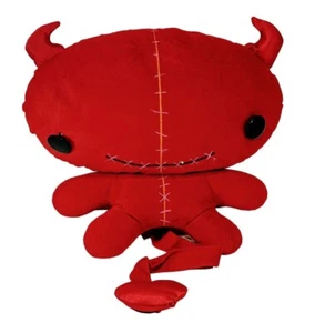 Cuddly Rigor Mortis Devil Plush Heart Tail 14"x12" Red Yujean Collectables - Picture 1 of 14