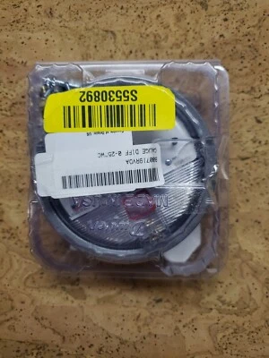 DWYER 2025 Pressure Gauge 0 to 25 In H2O 3T320 NIP Made In USA - Image 1 of 4