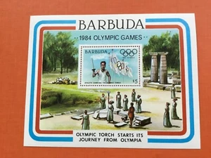 COLLECZONE BARBUDA - Scott 635 - MNH S/S - Olympics - 1984 (F100) - Bild 1 von 1