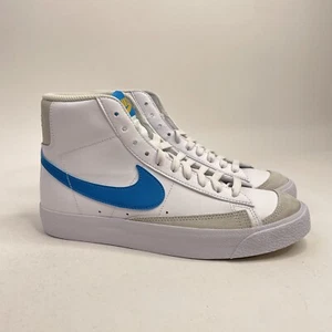 Nike Blazer Mid '77 (GS) “White Laser Blue” Sneaker 6.5Y/Women 8 DA4086-107 - Picture 1 of 4
