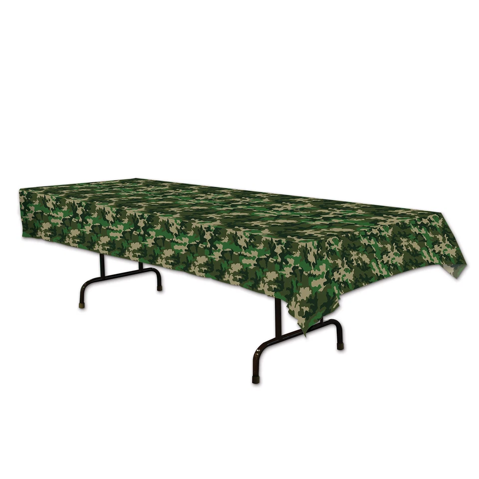 Beistle 59849 Camo Tablecover 54" X 108" Multicolor