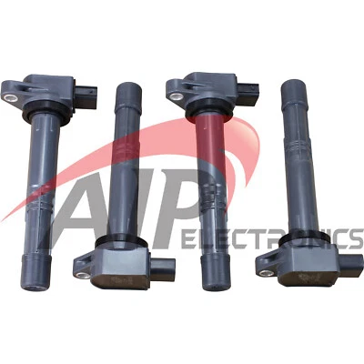 Nuevo juego de 4 bobinas de encendido premium en enchufe COP para Honda Acura I4 2002-2007 2,0 L Foto 1 de 4