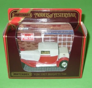 Matchbox Yesteryears / Y24 1927 Bugatti T44 & Diorama in Type J Box - Picture 1 of 14