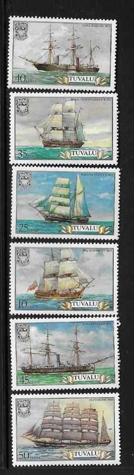 Envíos Tuvalu SC # 151-156. MNH Foto 1 de 1