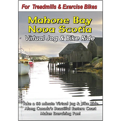 MAHONE BAY NOVA SCOTIA JOG & BIKE RIDE CYCLING VIDEO EXERCISE & FITNESS DVD - Image 1 of 4