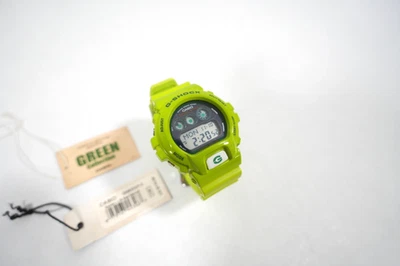 RARO Reloj Casio G-Shock Go Verde SOLAR Kermit Sin Caja G6900GR-3 G-6900GR 3 Foto 1 de 4