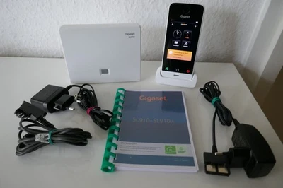 Gigaset SL910 weiß - Schnurloses Design - Telefon - Touch Screen - Bild 1 von 4