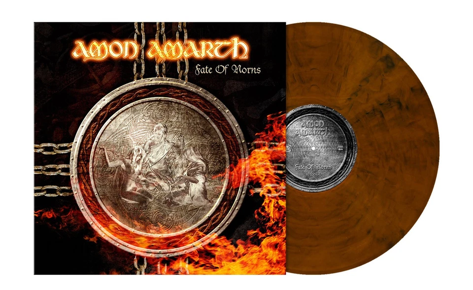 AMON AMARTH - Fate Of Norns LP ochre brown marbled Vinyl NEUWARE - Bild 1 von 1