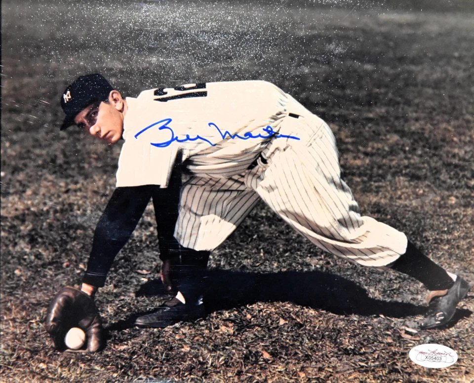 BILLY MARTIN BEAUTIFUL AUTOGRAPHED 8X10 COLOR PHOTO   / JSA - Image 1 of 1