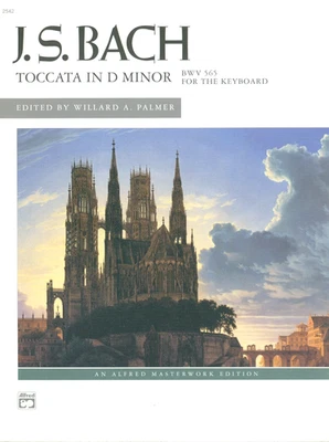 J S Bach Toccata In D Minor BWV 565 Piano Solo Alfred Masterwork 1994 Palmer - Image 1 of 4