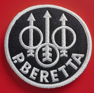 🔥Beretta Firearms Gun Embroidered Hook Loop N Patch M9 92FS APX Storm FREE SHIP - Image 1 of 4