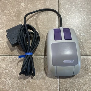 Sistema de entretenimiento original Super Nintendo SNES SNS-016 ratón PROBADO/FUNCIONA - Imagen 1 de 5
